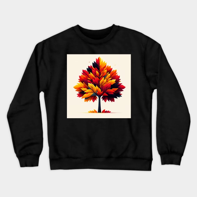 Autumn Blaze: The Radiant Canopy Crewneck Sweatshirt by heartyARTworks